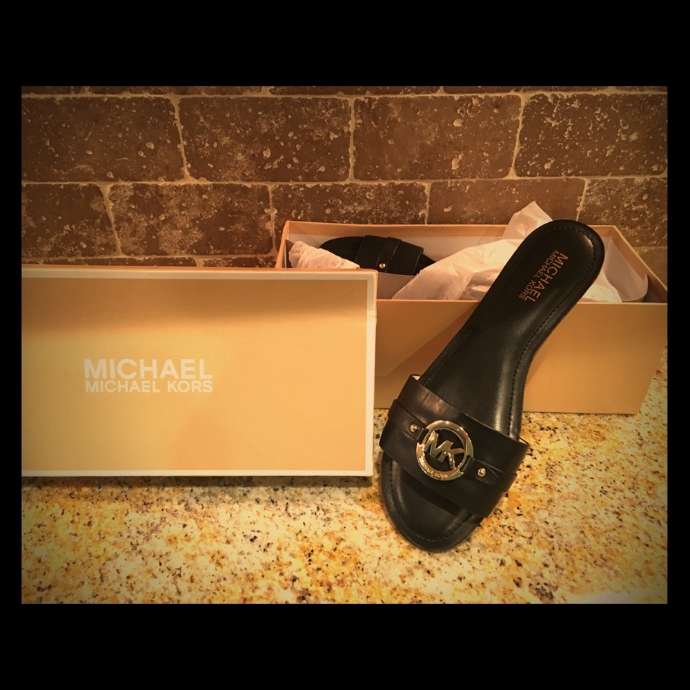 Michael Kors Leather Sandals